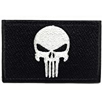 Colisal Pegatina Bandera Punisher Cuadrado